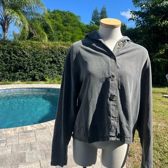 Madison Studio army green/ charcoal Hooded Jacket - Picture 3 of 12